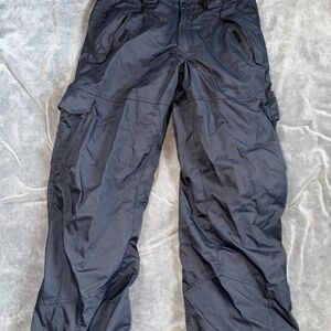 Polar Edge Silver Series Mens Small Black Snow Pants Ski Snowboard Water Resist